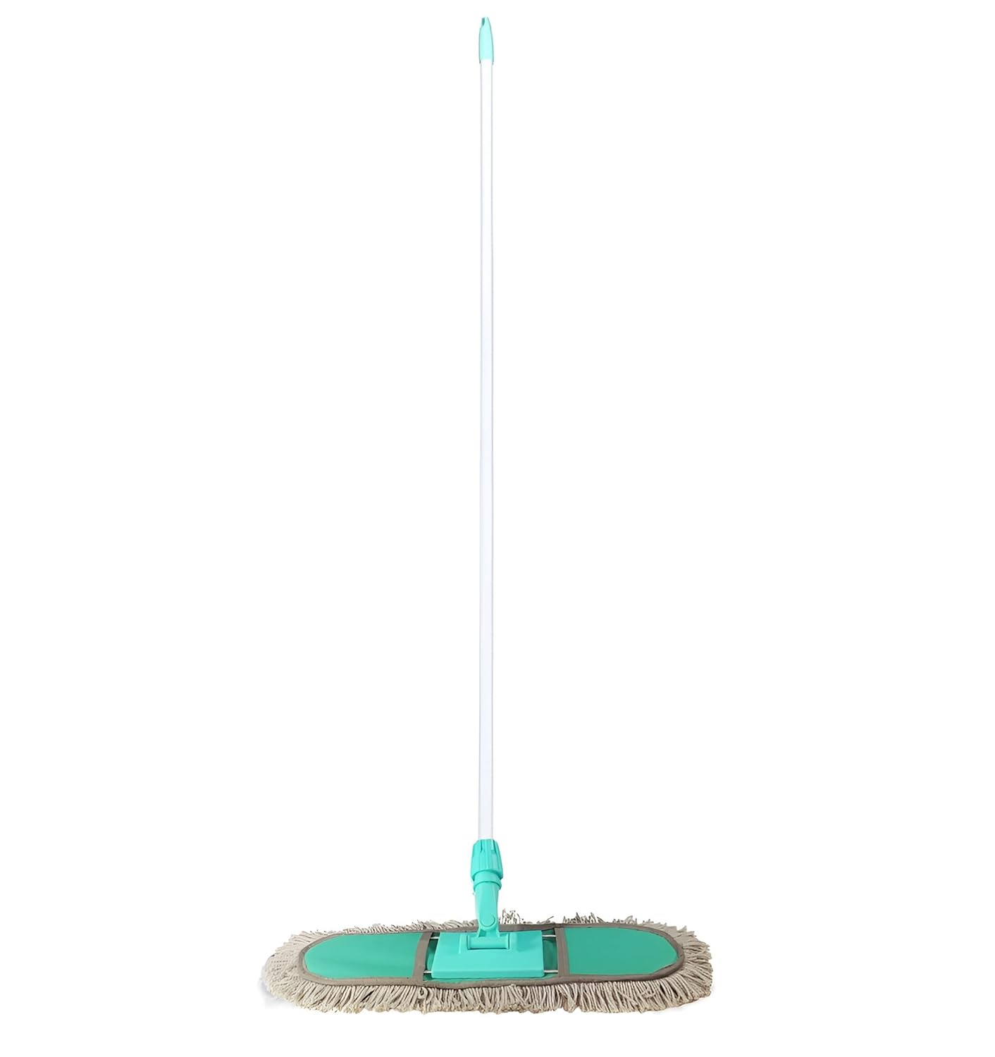 SHAGUN Heavy-Duty Dust Mop – 360° Rotating Flat Mop with Microfiber Pad for Floor Cleaning, Hardwood, Tile & Marble Surface Sweeping (24 Inch)
